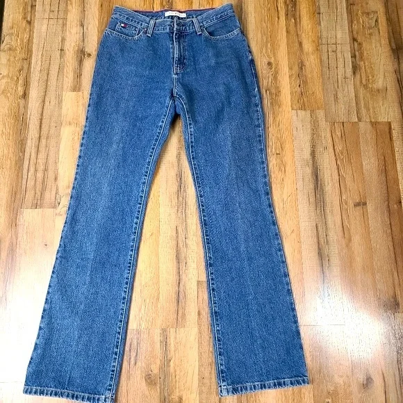 WOMENS VINTAGE HGH RISE TOMMY HILFIGER BOOTCUT JEANS - Picture 3 of 13